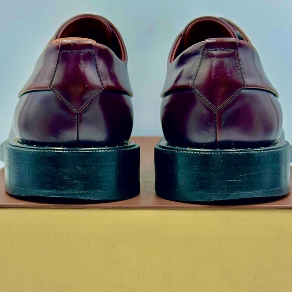 Louis Vuitton Cap Toe Oxford With Nailhead Trim  Mens SZ 8 - Picture 10 of 14